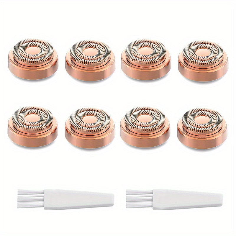 Facial Hair Removal Replacement Heads: Get a Flawless Finish with Painless & Smooth Double Halo Technology!