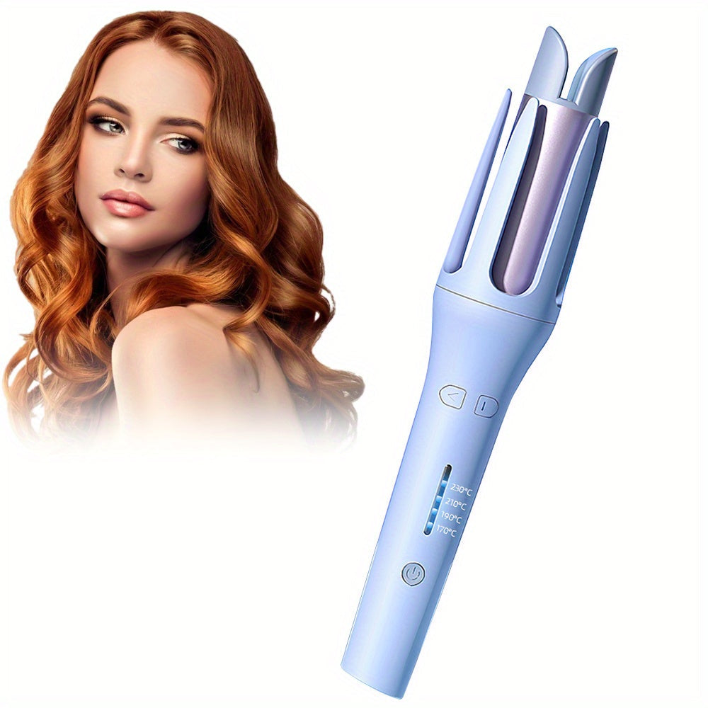 Luxurious Hair Curling with the Automatic Electric Rotating Hair Perm Machine - Safely Create Large Curls & Waves Without Damage!