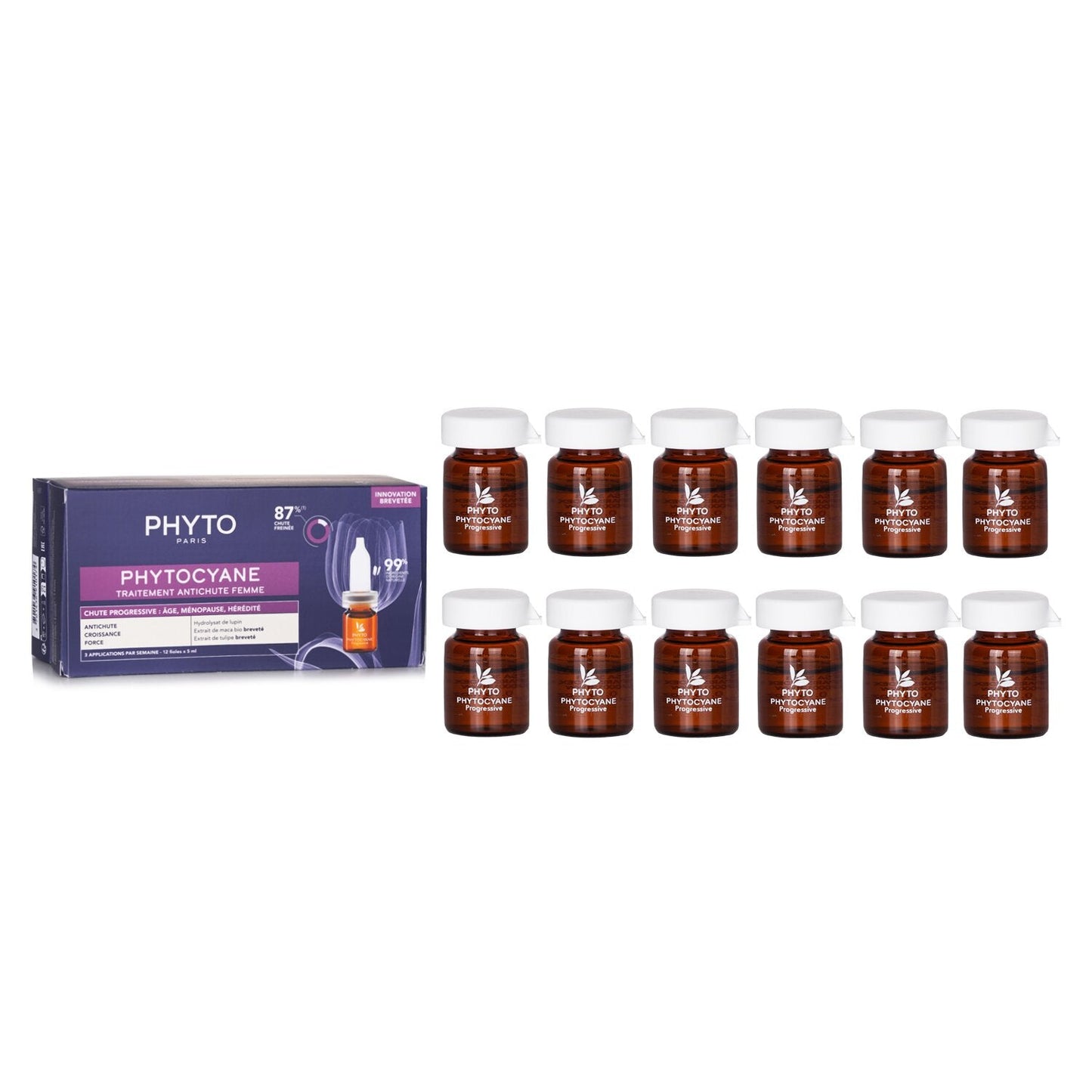 Phyto PhytoCyane Anti-Hair Loss Progressive Treatment (For Women) 12x5ml/0.16oz