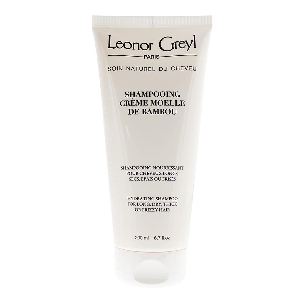Leonor Greyl Paris Bamboo Extract Cream Shampoo Shampooing Creme Moelle de Bambou - Hydrating Shampoo For Long, Dry, Or Frizzy Hair - Natural Anti-Frizz Shampoo (6.7 Fl Oz)