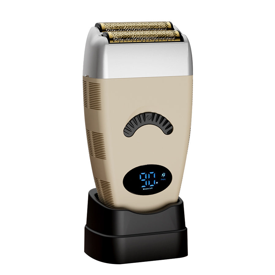Rechargeable 2-in-1 Electric Foil & Bald Shaver with 3 Adjustable Speeds & Pop-Up Beard Trimmer - Perfect for Men's Grooming!