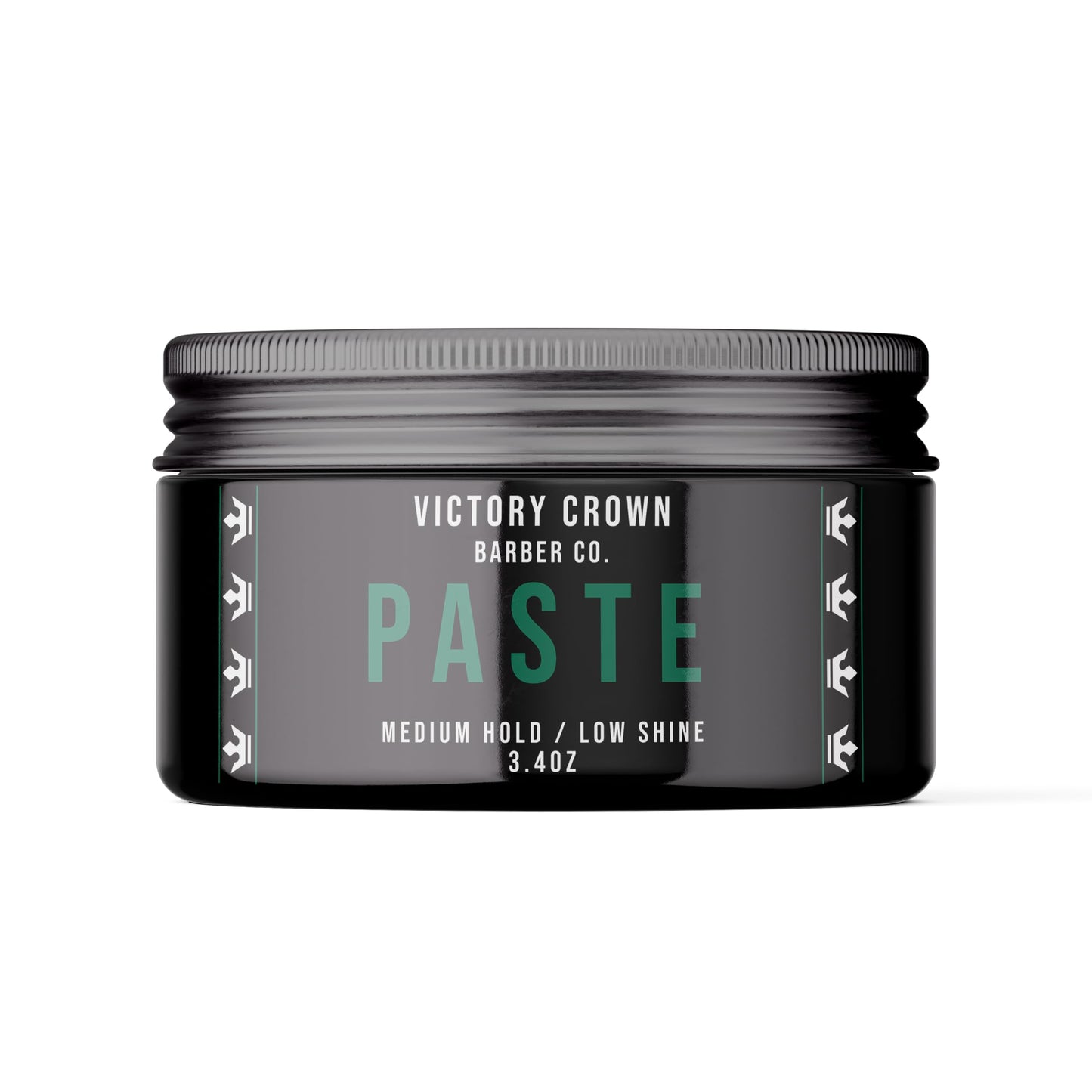Victory Crown Paste Pomade for Men - Low Shine - Men's Styling Hair Gel & Cream for Natural Texture Hairstyles - Easy to Restyle - Waterbased Hair Paste Pomade - Non Greasy - 3.4oz