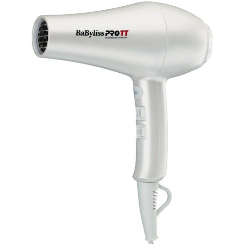 Babyliss Pro TT BABTTW5586 1900W Tourmaline Titanium Hair Dryer, White HAIRDRY