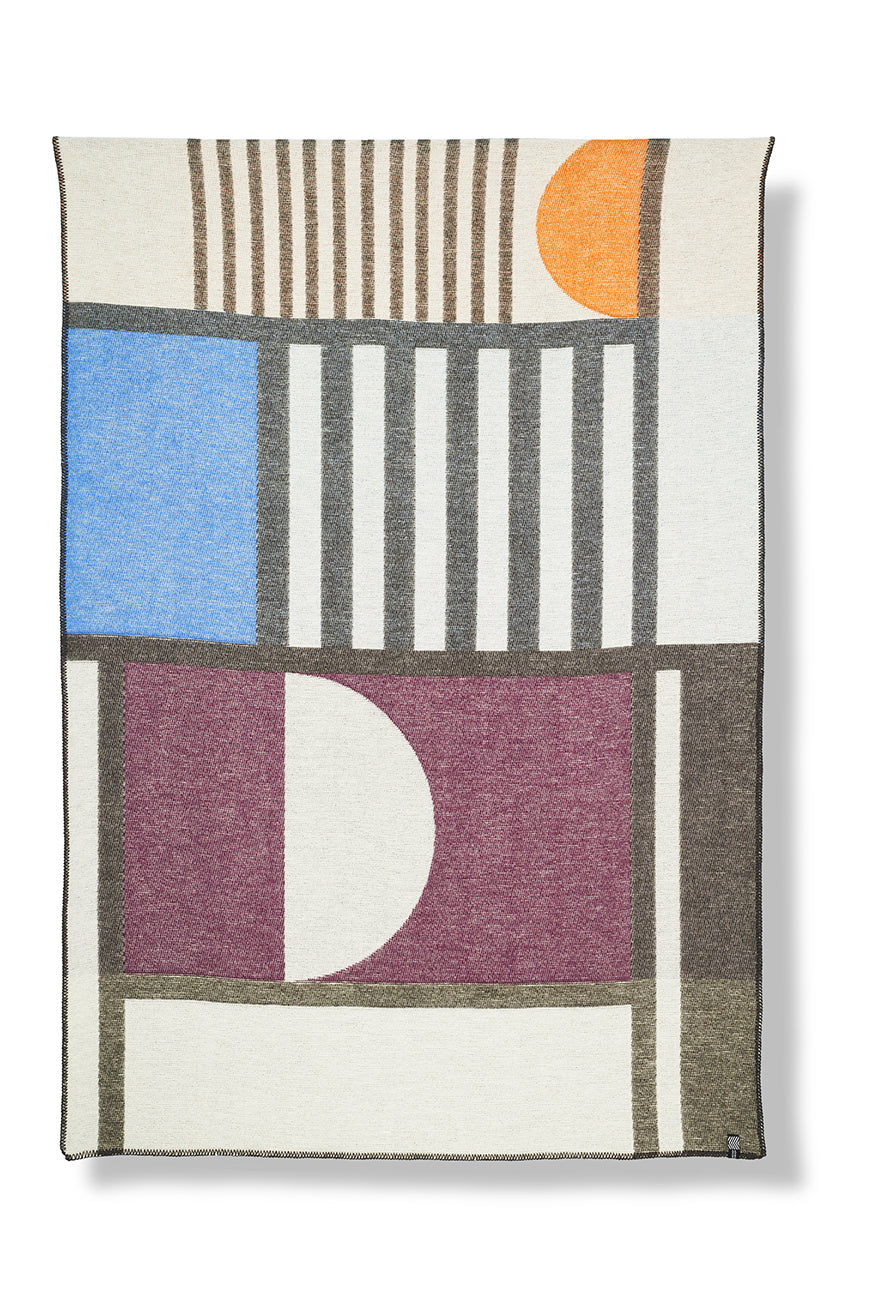 "Art Deco" Wool Blanket by Céline Cornu