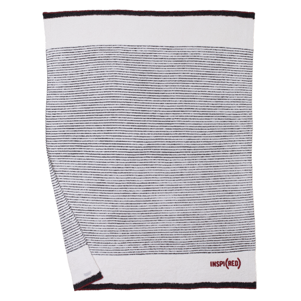 CozyChic InspiRED Stripe Throw