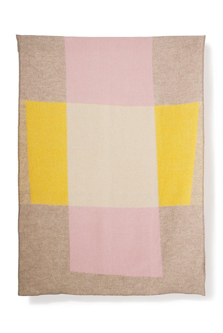 "Bauhaused 3" Wool Blanket by Michele Rondelli