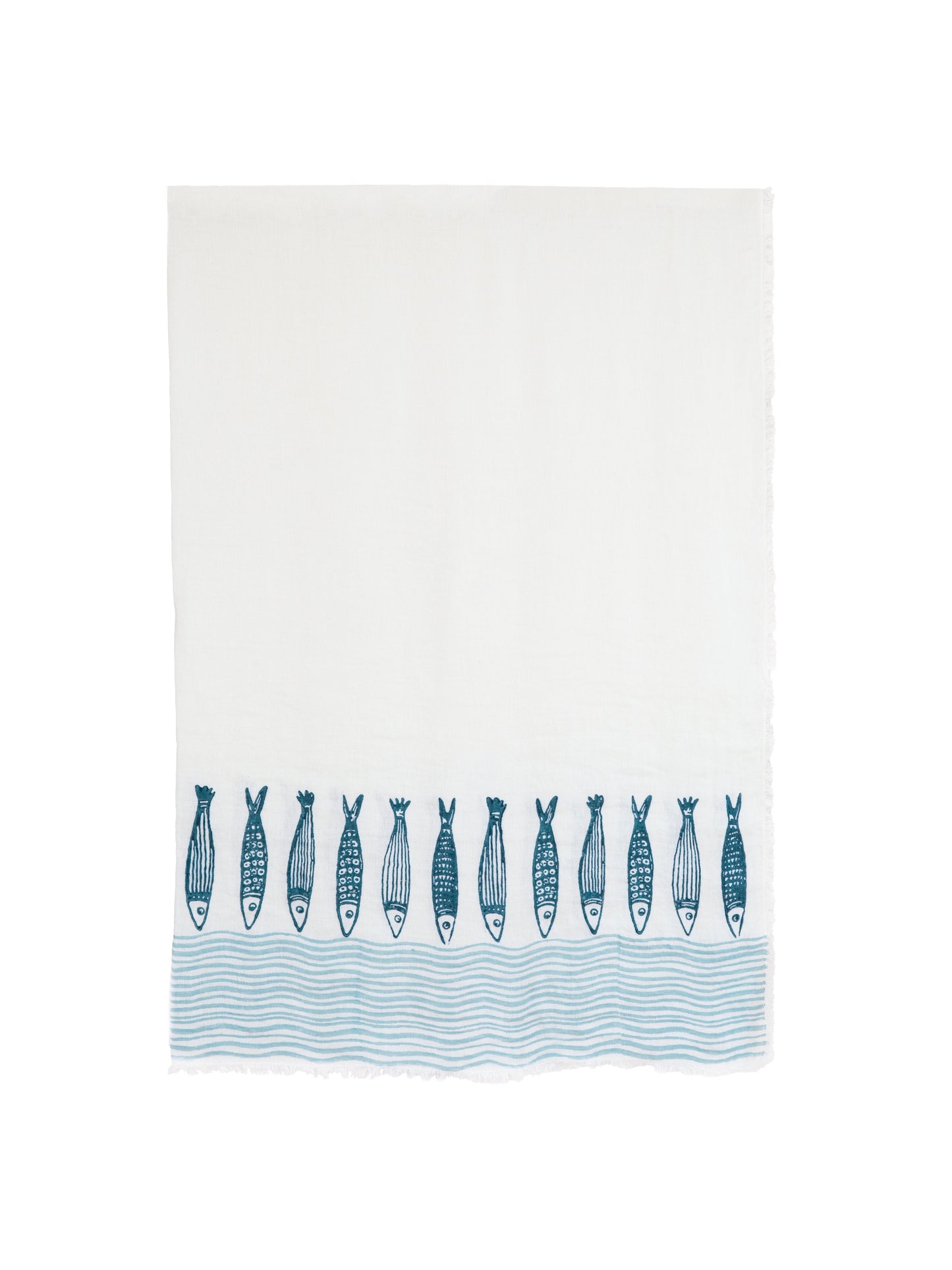 Bertozzi Panarea Wave Linen Throw
