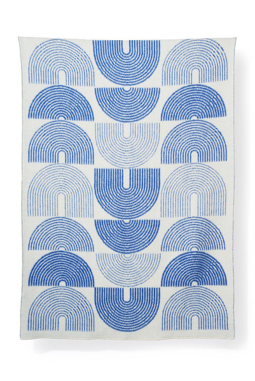 "Cycles" Wool Blanket by Leo Zero