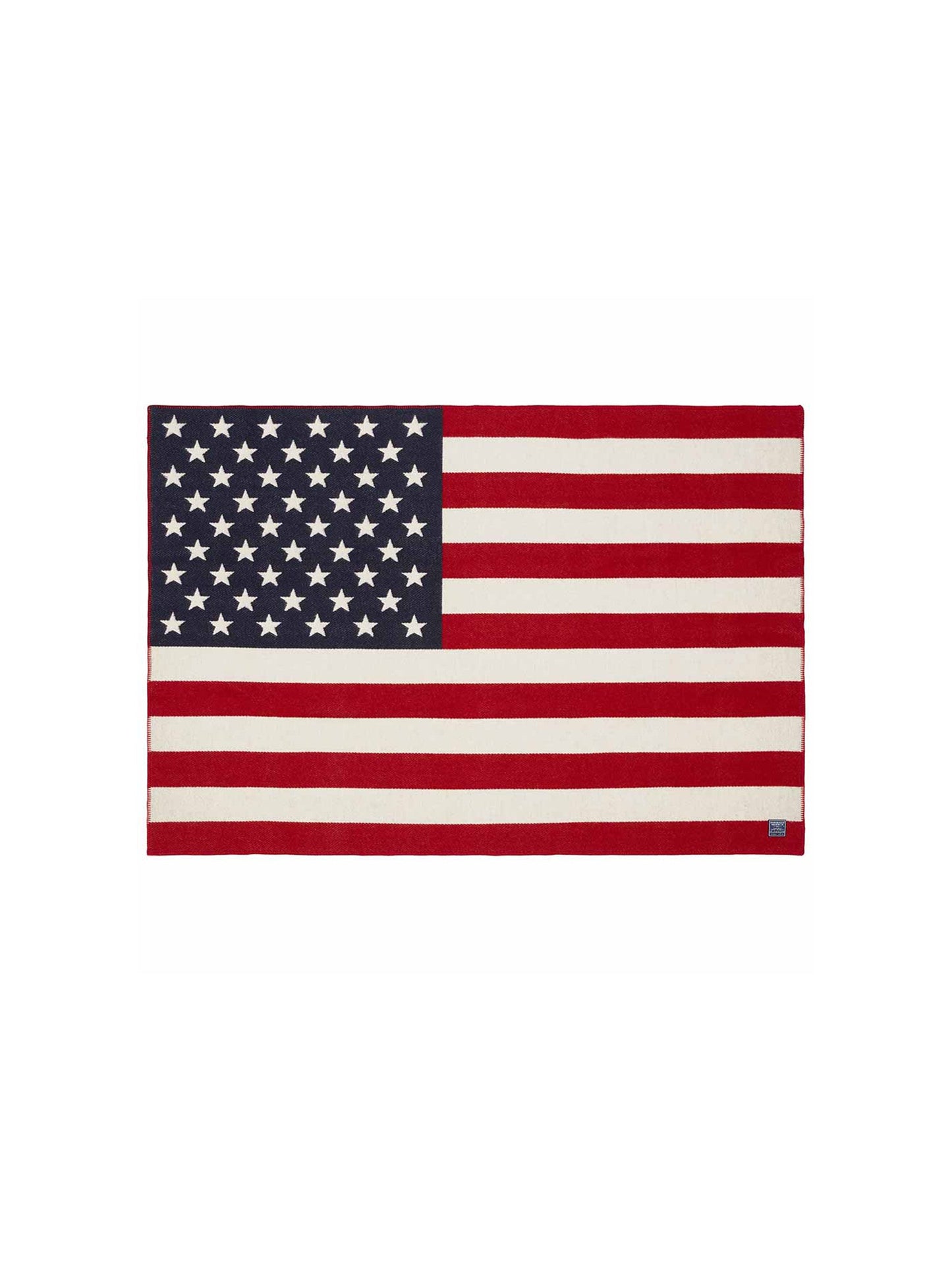 Faribault American Flag Wool Throw