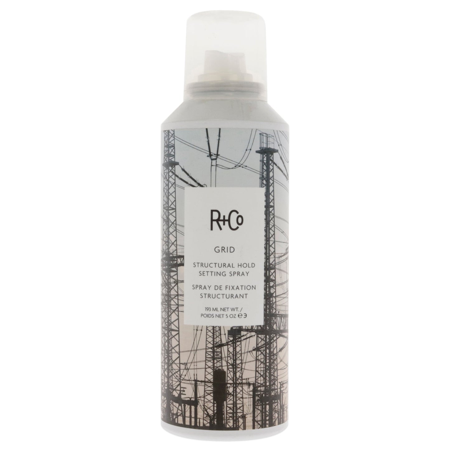 Grid Structural Hold Setting Spray by R+Co for Unisex 5 oz Hair Spray