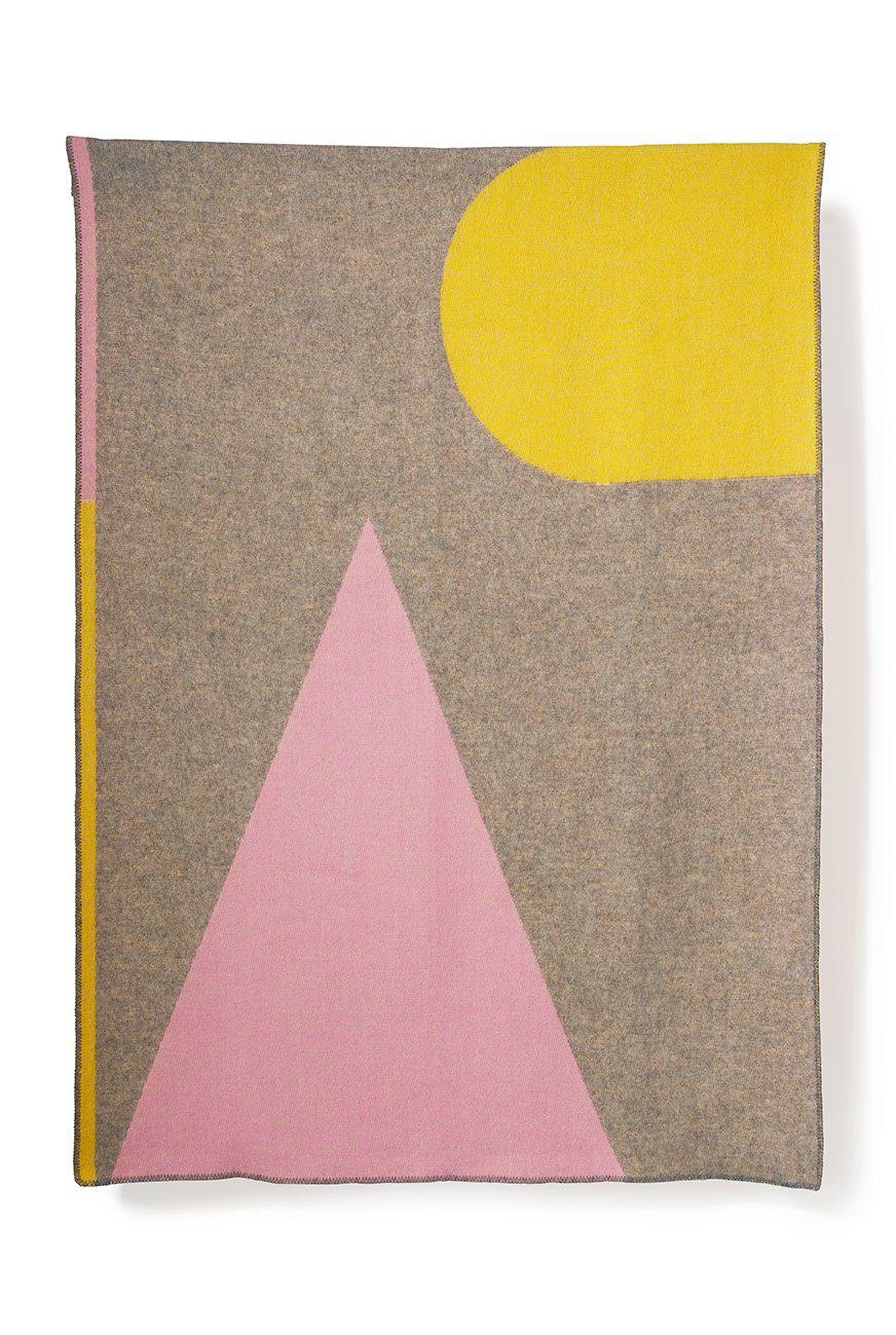 "Konstructiv" Wool Blanket by Michele Rondelli