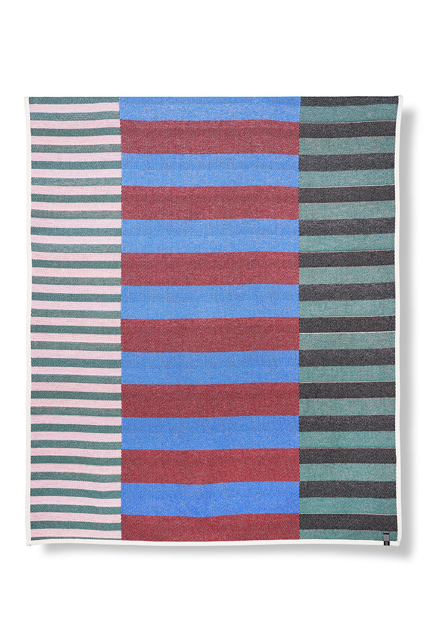 "Rimini Two" Cotton Blanket & Throw by Sophie Probst