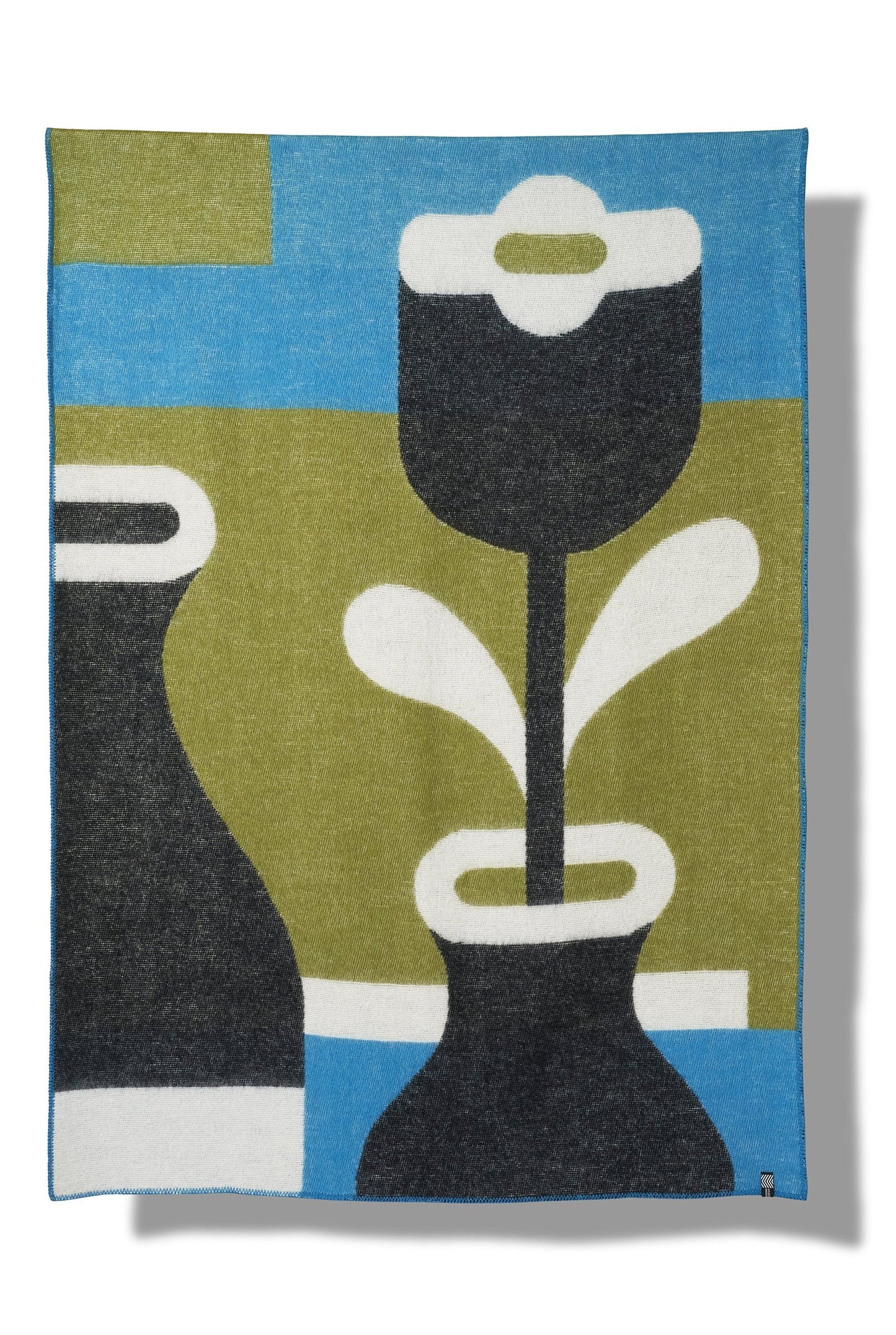 "The Flower" Wool Blanket by Jacco Bunt