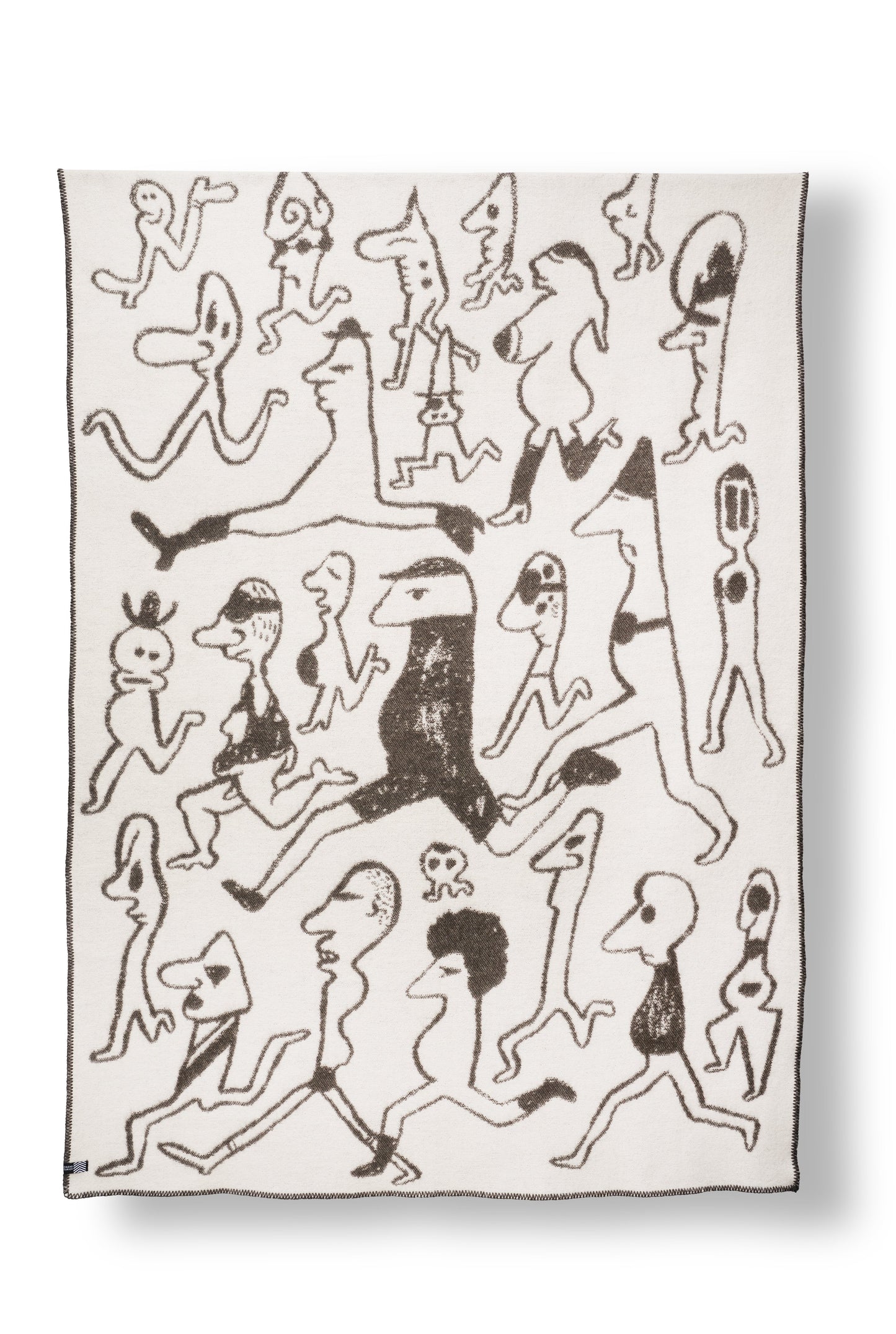 "The LSD Marathon" Wool Blanket by Jody Barton