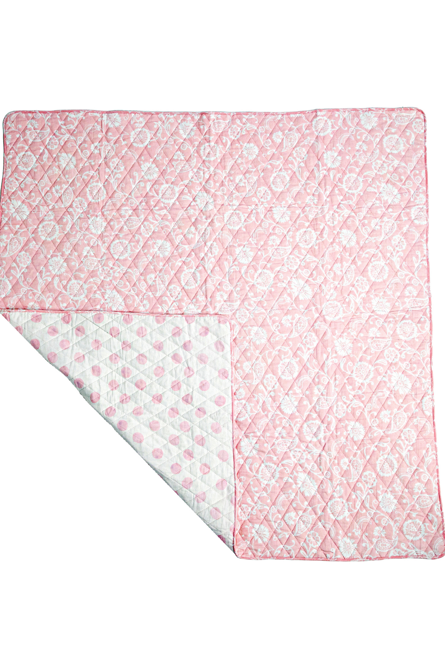 Blooms Petunia Polka Dot Baby Blanket