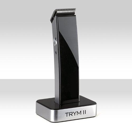 TRYM II The Rechargeable Modern Hair Clipper Kit -Ultra-sleek Hair, Body, Mustache, and Beard Trimmer - AC Adapter, Base Dock, and Trimming Attachments Included: 1.5mm (approx. 1/16"), 3mm (approx.1/8"), 6mm (approx.1/4"), & 9mm (approx. 3/8")