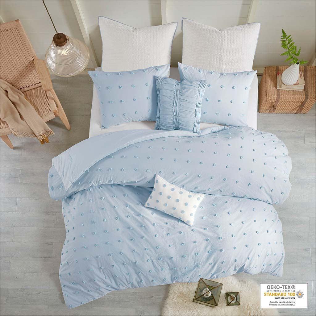 Brooklyn 7-Piece Full/Queen Comforter Set Blue