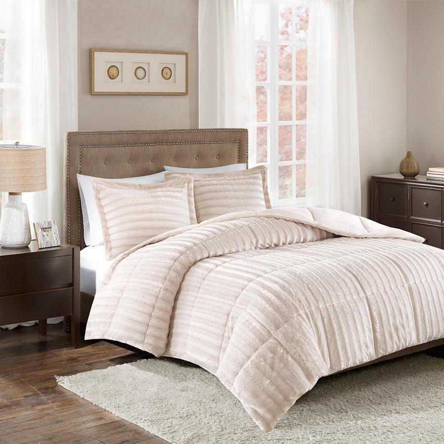 Duke Full/Queen Comforter (Set) Champagne
