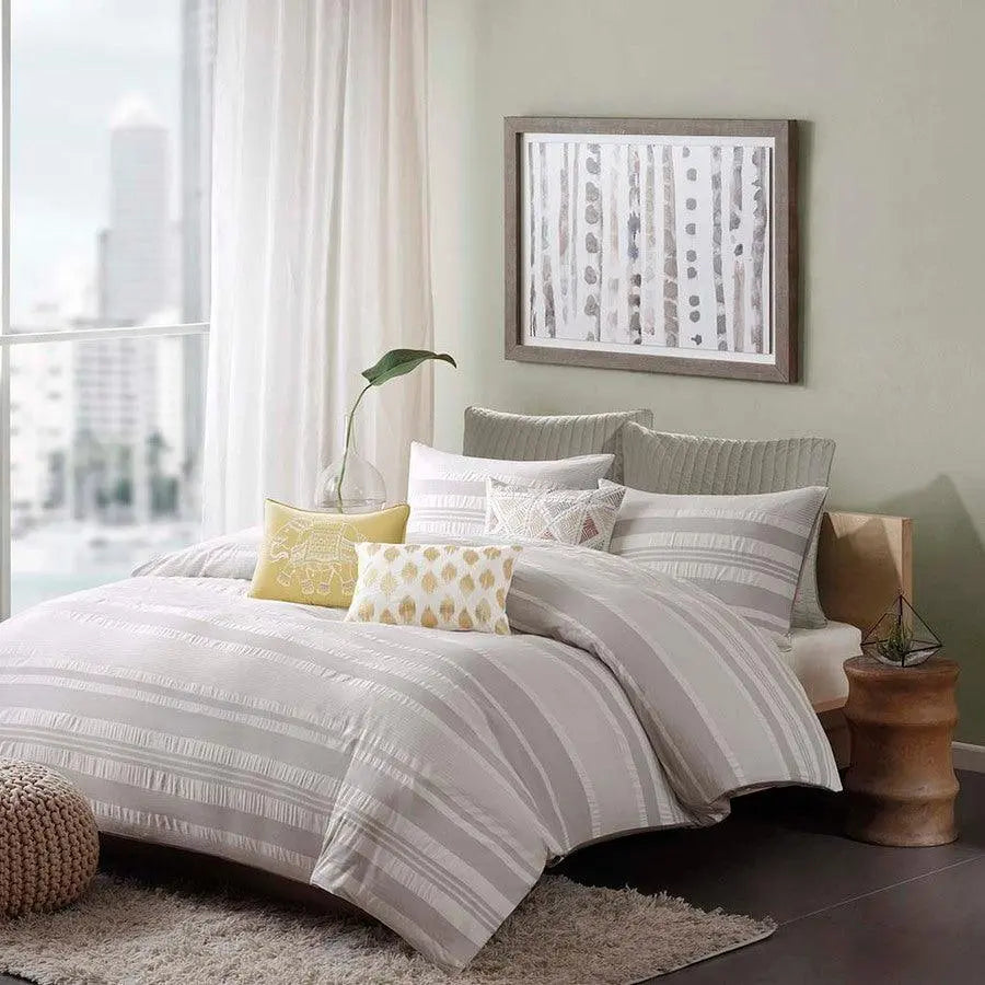 Lakeside King Comforter Mini Set Gray