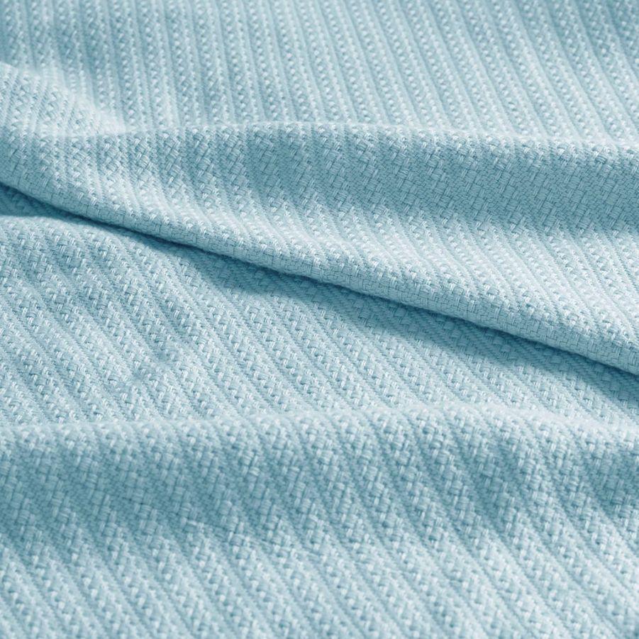 Liquid Cotton Full | Queen Blanket Blue
