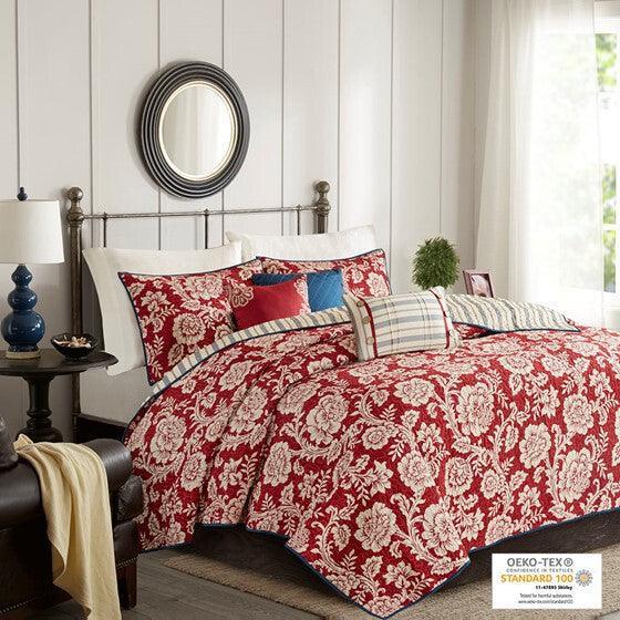 Lucy Coverlet & Bedspread Full / Queen Red
