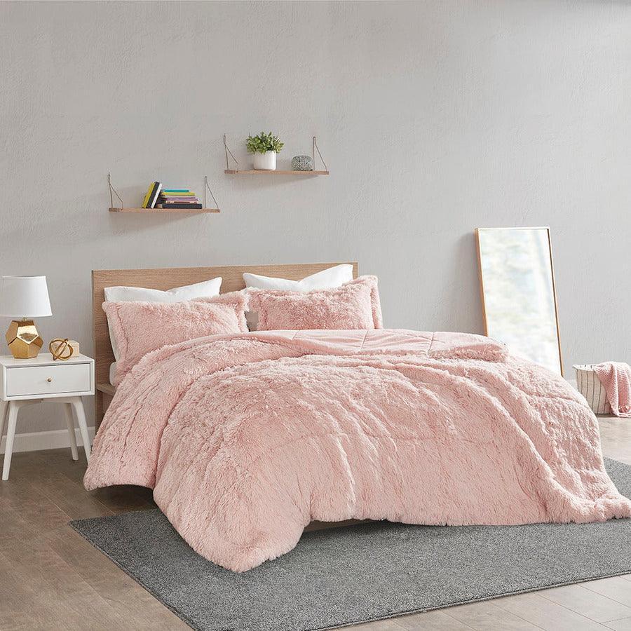 Malea Full/Queen Comforter (Set) Blush
