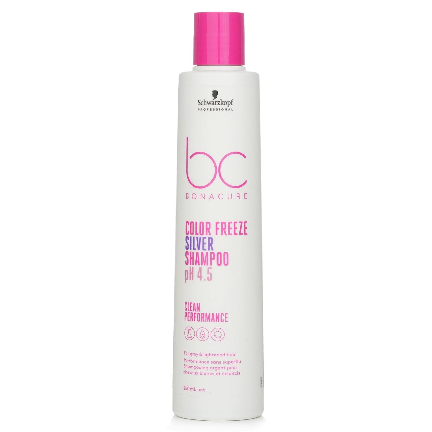 Schwarzkopf BC Bonacure pH 4.5 Color Freeze Silver Shampoo (For Grey & Lightened Hair)  1000ml/33.8oz