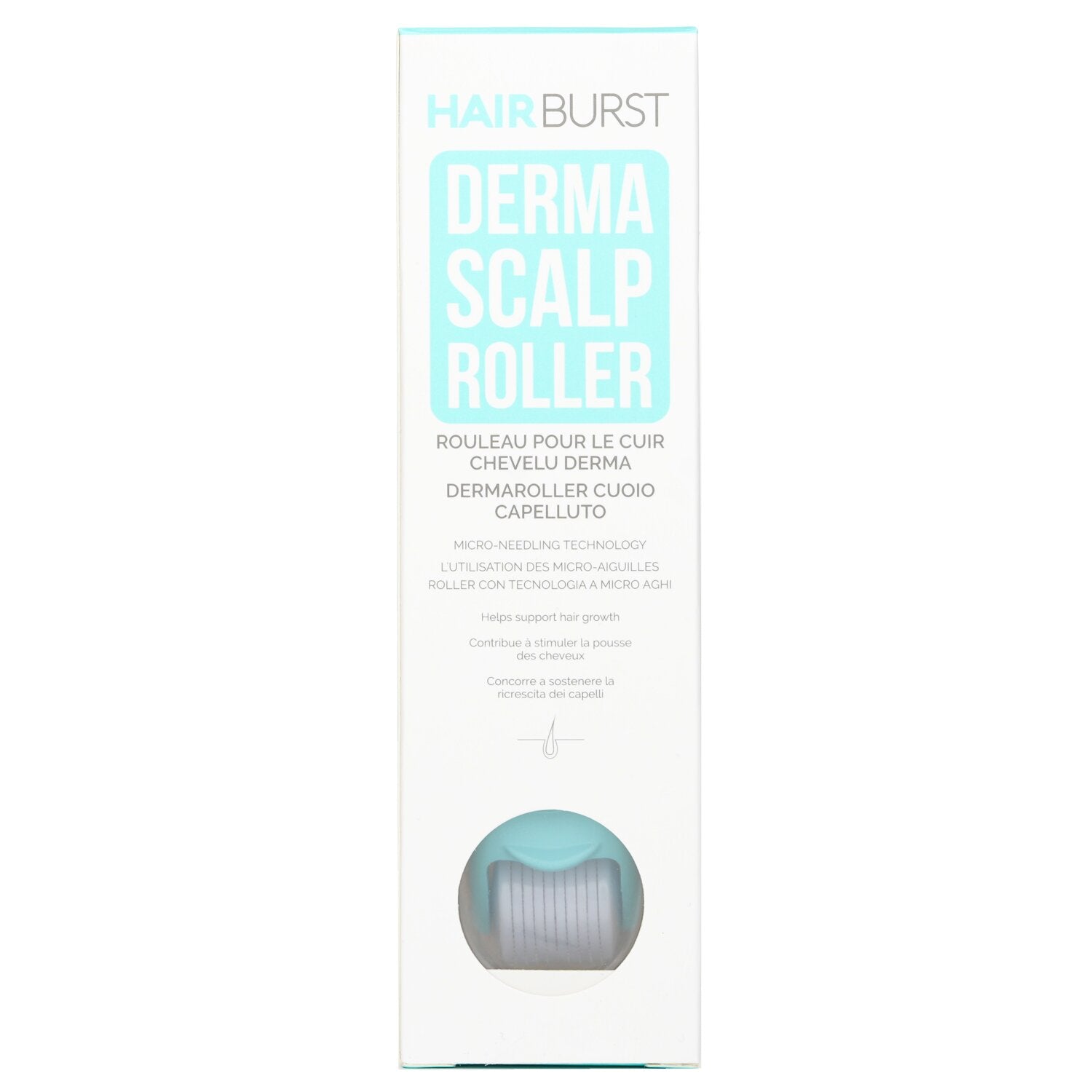 Hairburst Micro-needling Derma Scalp Roller  1pcs