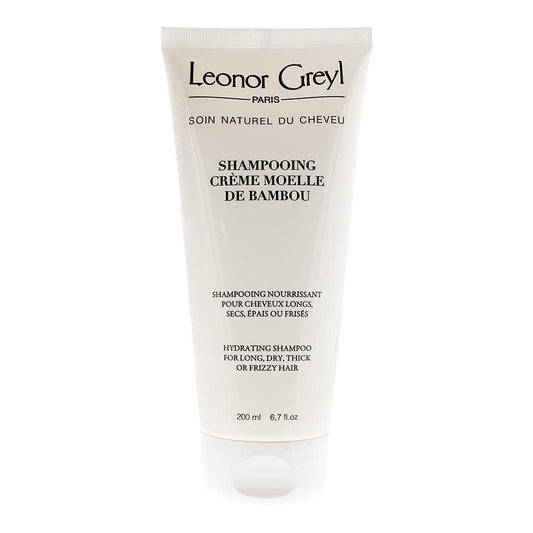 Leonor Greyl Paris Bamboo Extract Cream Shampoo Shampooing Creme Moelle de Bambou - Hydrating Shampoo For Long, Dry, Or Frizzy Hair - Natural Anti-Frizz Shampoo (6.7 Fl Oz)