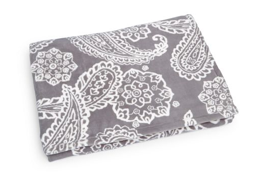 Plush XL Throw Blanket - Ohio State Gray