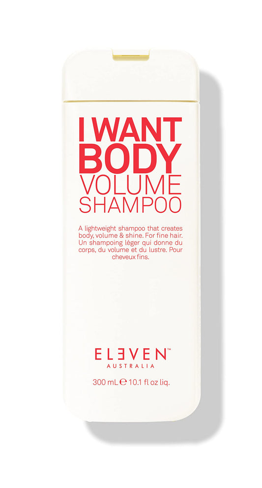 ELEVEN AUSTRALIA I Want Body Volume Shampoo Provides Thicker & Fuller Voluminous Hair - 10.1 Fl Oz