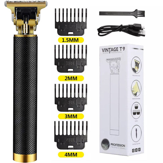 Men's Hair Clipper For Hair Cutting, Cordless Rechargeable Hair Clipper Professional Hair Clipper T-Blade Trimmer Zero Gap Trimmer, Electric Beard Trimmer Shaver, Men's Haircut Set