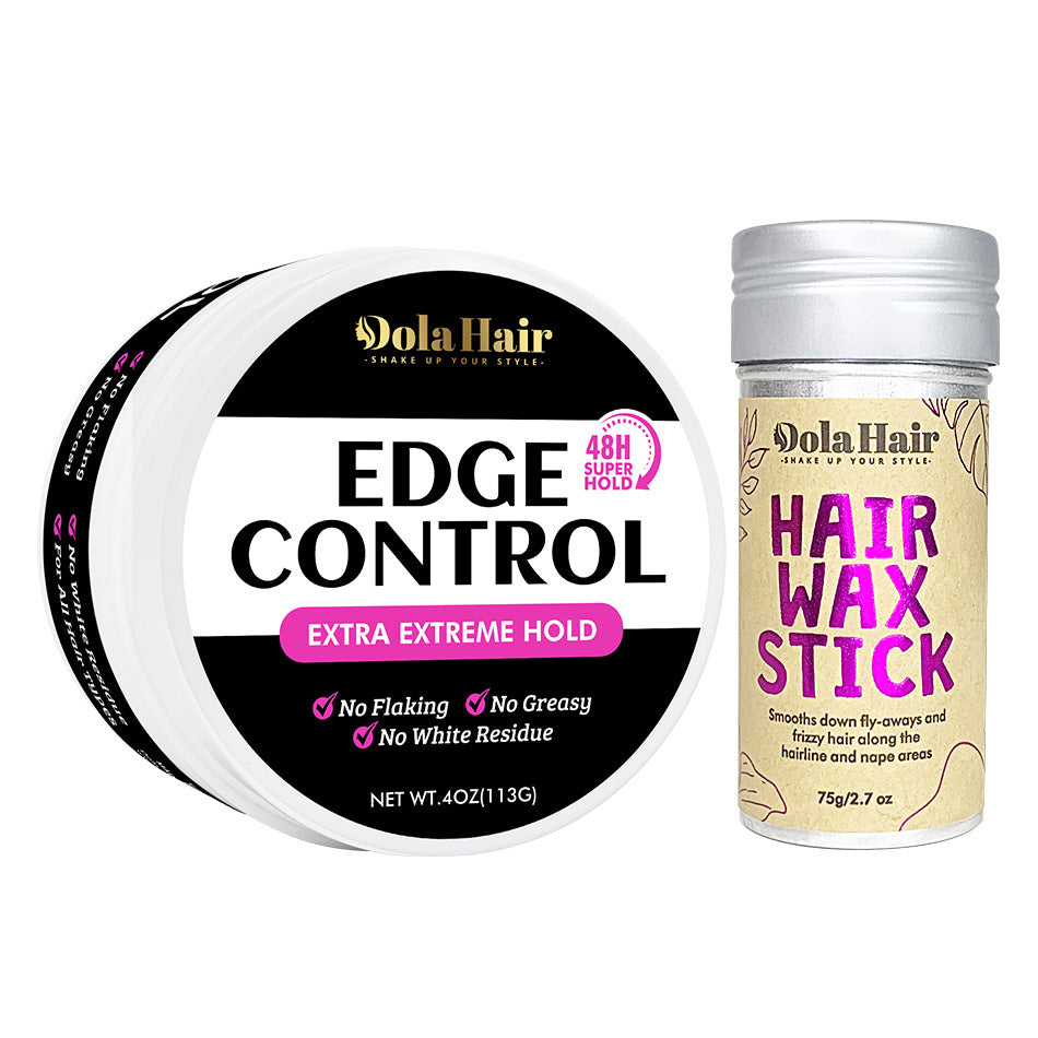 Non-Greasy Hair Wax Stick for Smooth Wigs and Flyaways - Slick Stick for Kids and Frizz-Free Styling - Pomade Stick for Edge Control and Hair Care