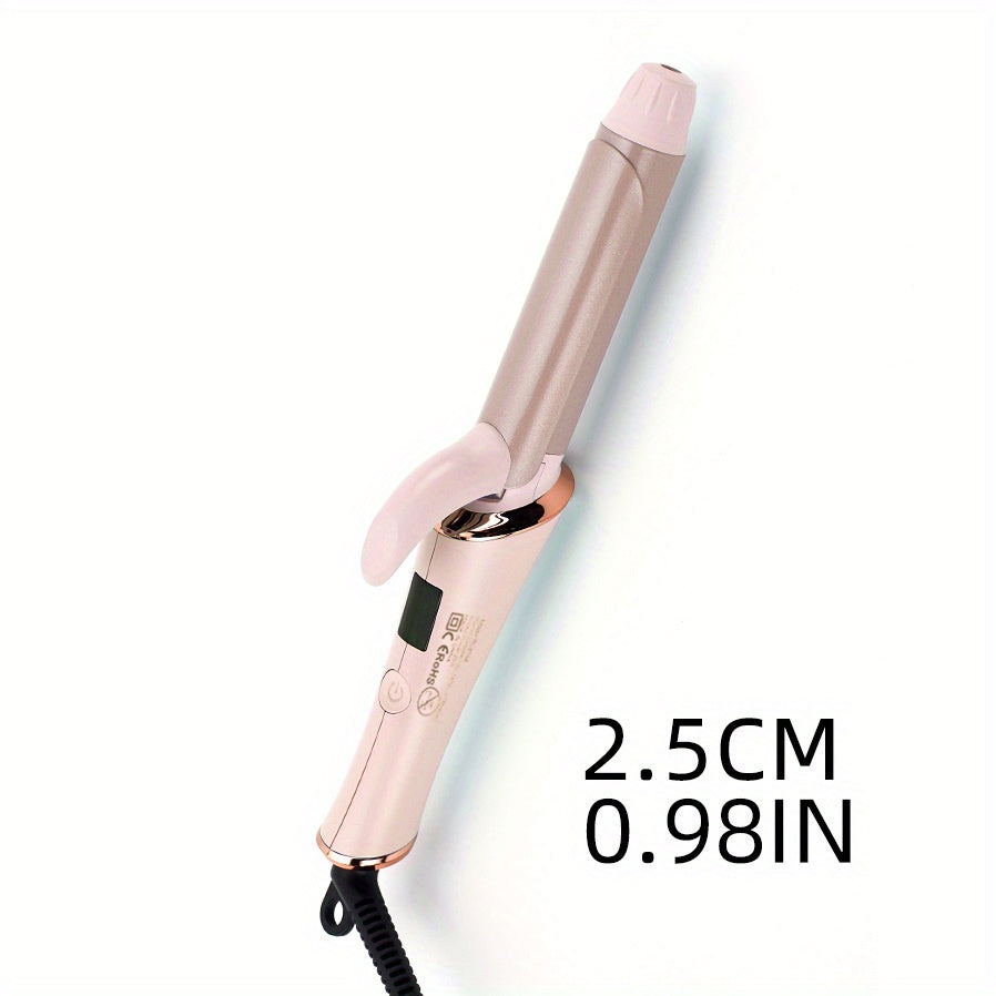 Hair Curling Wands With LCD Display,248°F,284°,320°F,356°F,392°F, 60 Minute Timed Shutdown,5 Gear Temperature Regulation(0.35in,0.51in,0.74in,0.86in,0.98in)