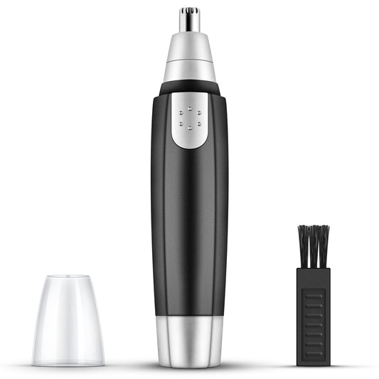 Effortlessly Remove Unwanted Hair with this Portable Electric Nose & Ear Hair Trimmer - Perfect for Men & Women!