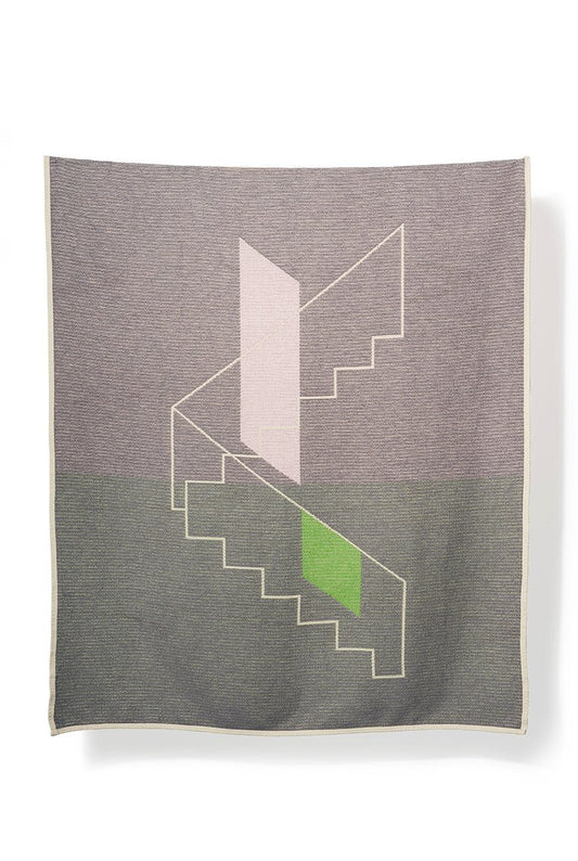 "A to B" Cotton Blanket & Throw by Yanyi Ha
