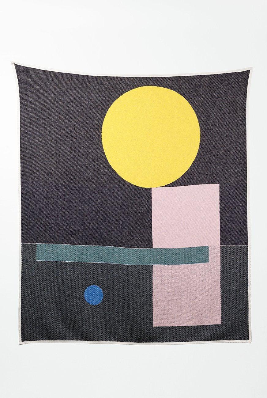 "Bauhaused 6" Cotton Blanket & Throw by Sophie Probst