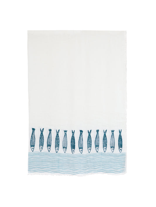 Bertozzi Panarea Wave Linen Throw