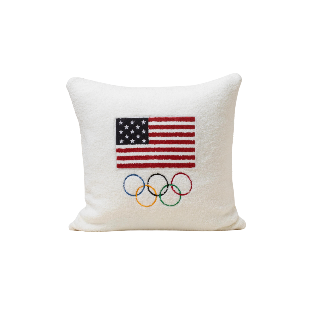 CozyChic Team USA Flag Olympic Ring Pillow