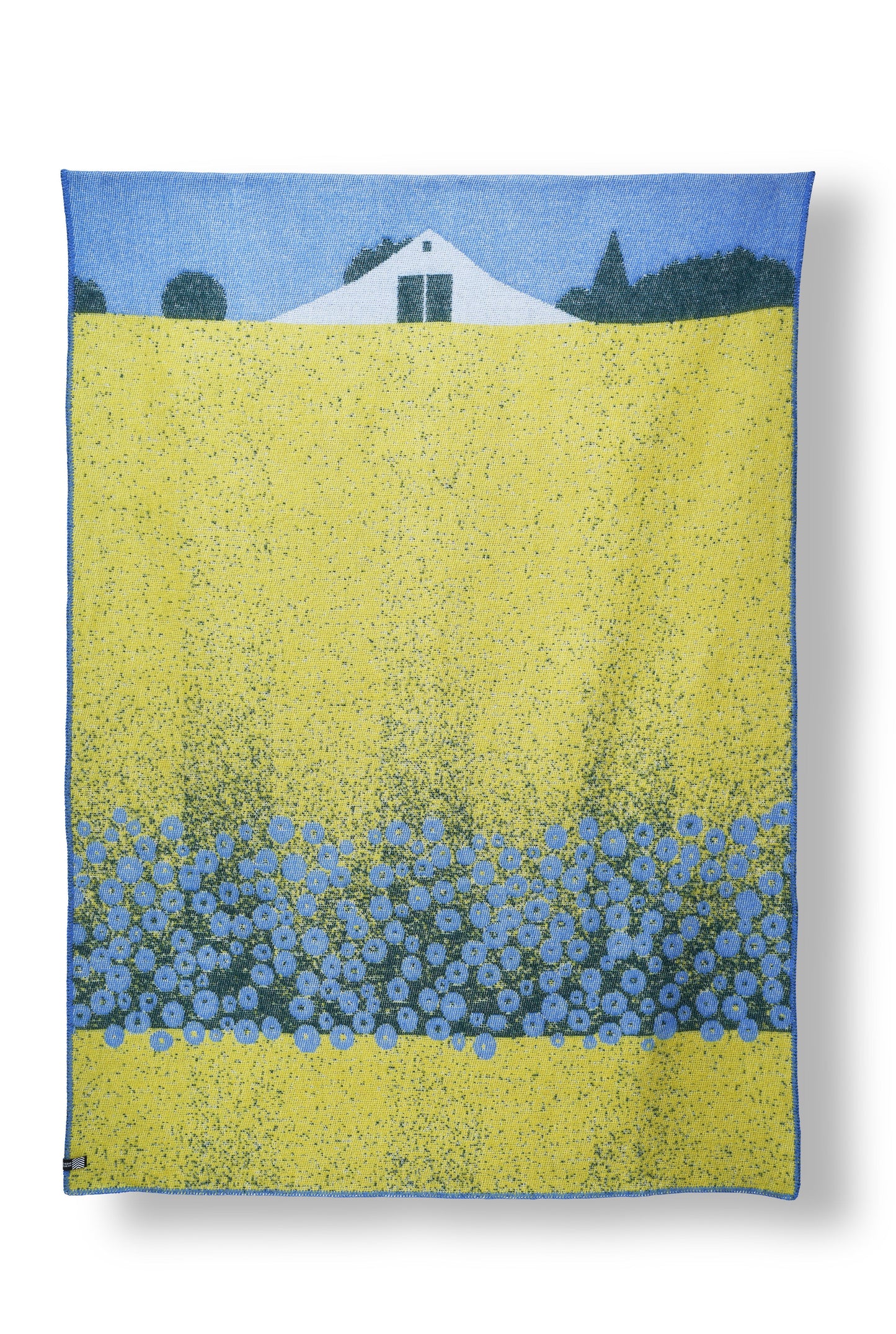 "Chicory" Wool Blanket by Laura Foster Nicholson