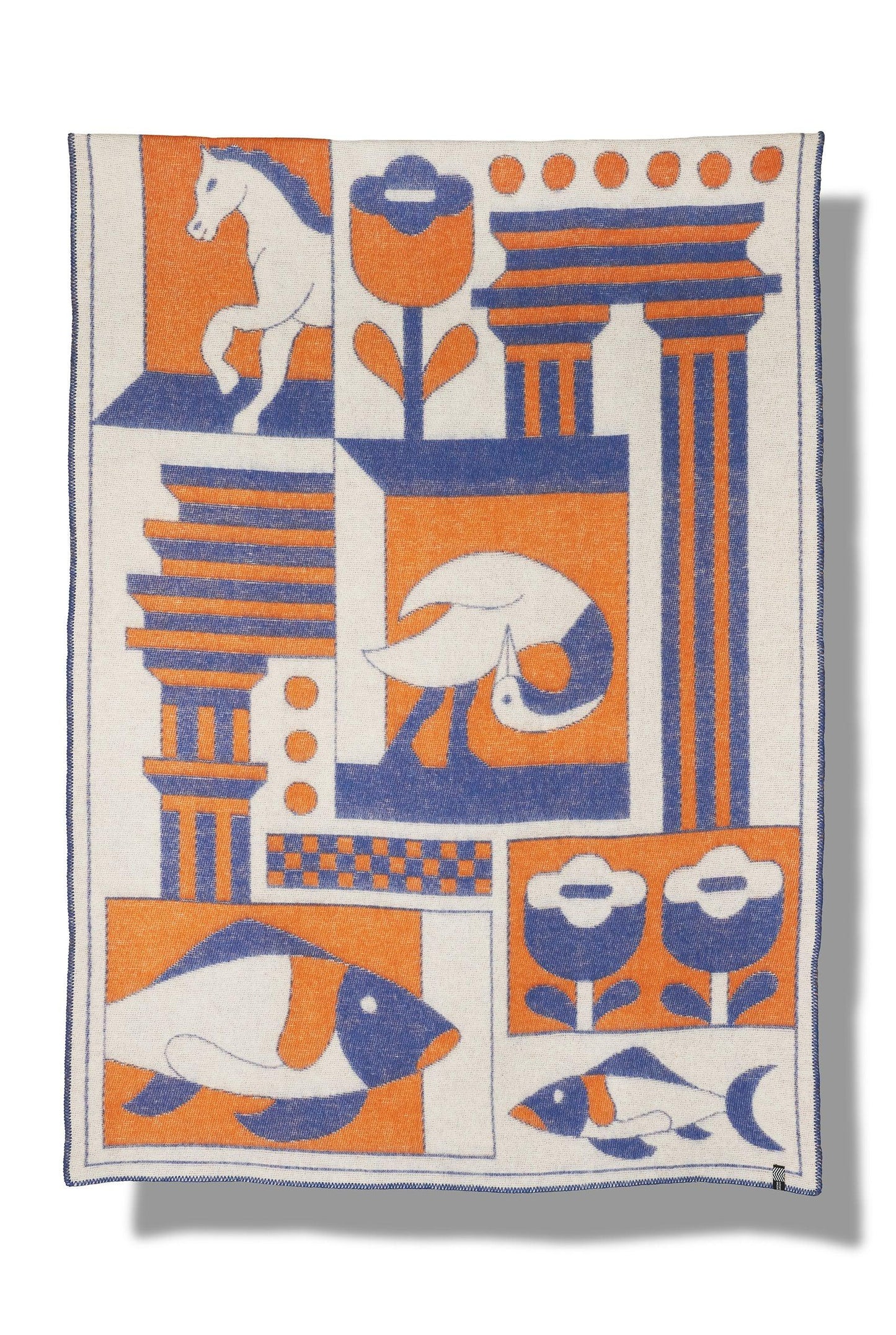 "Decorative" Wool Blanket by Jacco Bunt