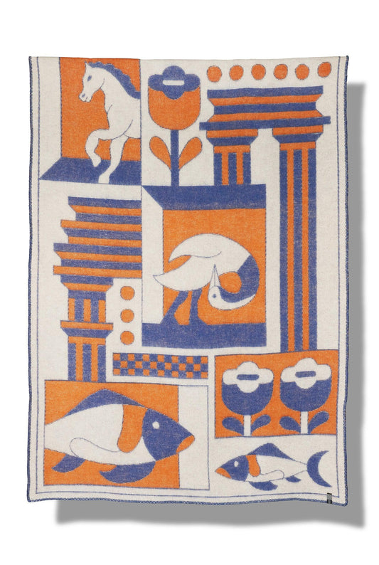 "Decorative" Wool Blanket by Jacco Bunt