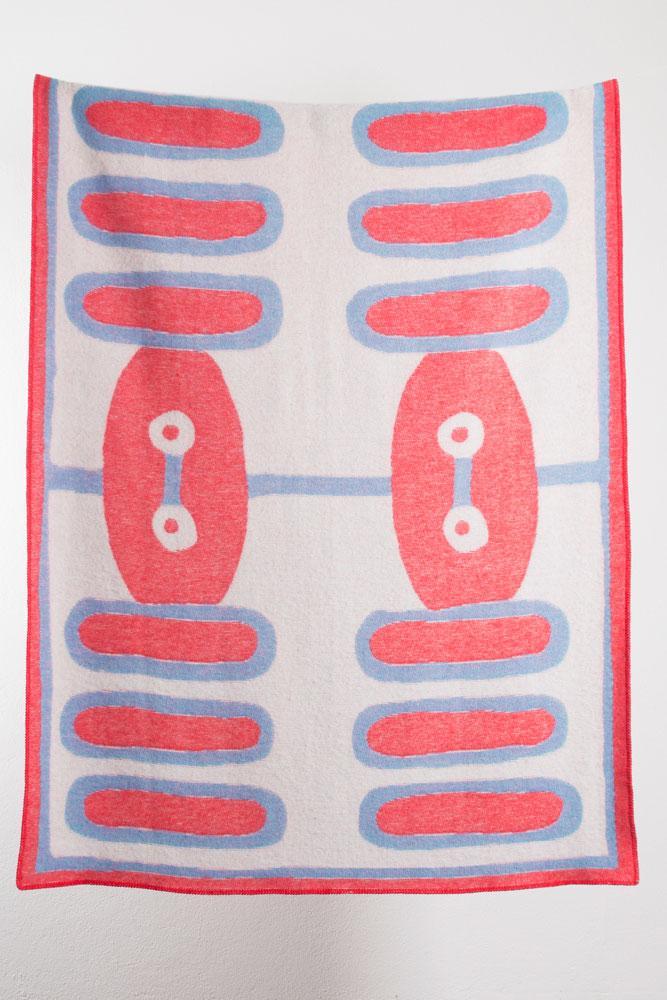 "Guatemala" Wool Blanket by Nathalie Du Pasquier & George Sowden
