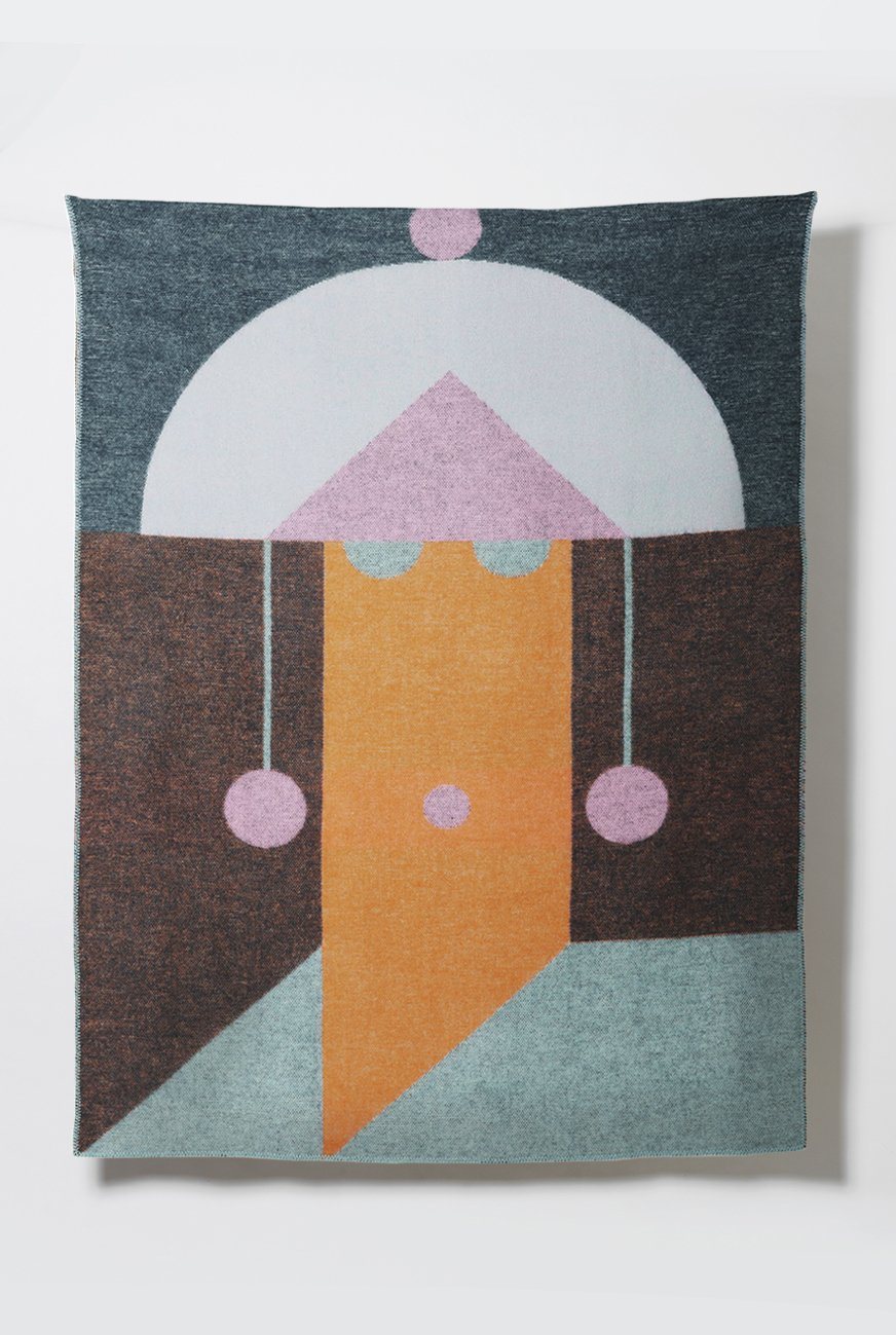 "Hanae" Wool Blanket by Probst & Rondelli