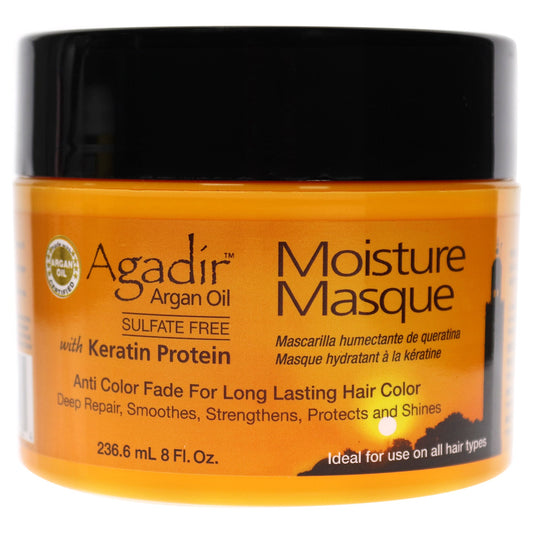 Argan Oil Moisture Masque by Agadir for Unisex 8 oz Masque
