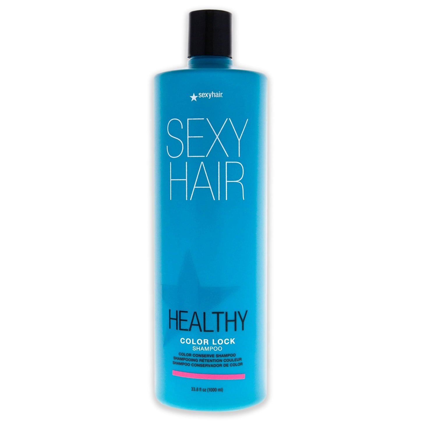 Sexy Hair Healthy Color Lock Shampoo by Sexy Hair for Unisex 33.8 oz Shampoo