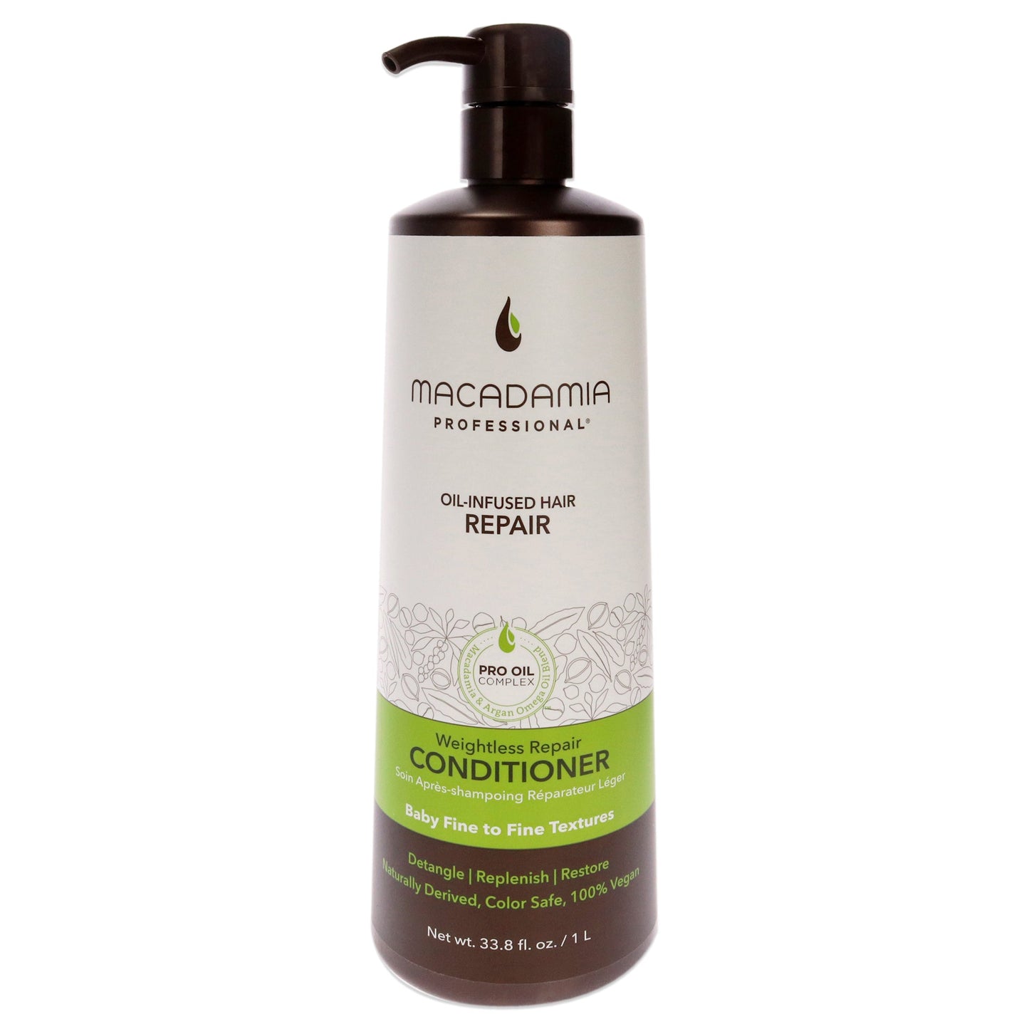 Weightless Moisture Conditioner by Macadamia Oil for Unisex 33.8 oz Conditioner