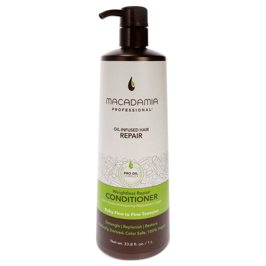 Weightless Moisture Conditioner by Macadamia Oil for Unisex 33.8 oz Conditioner