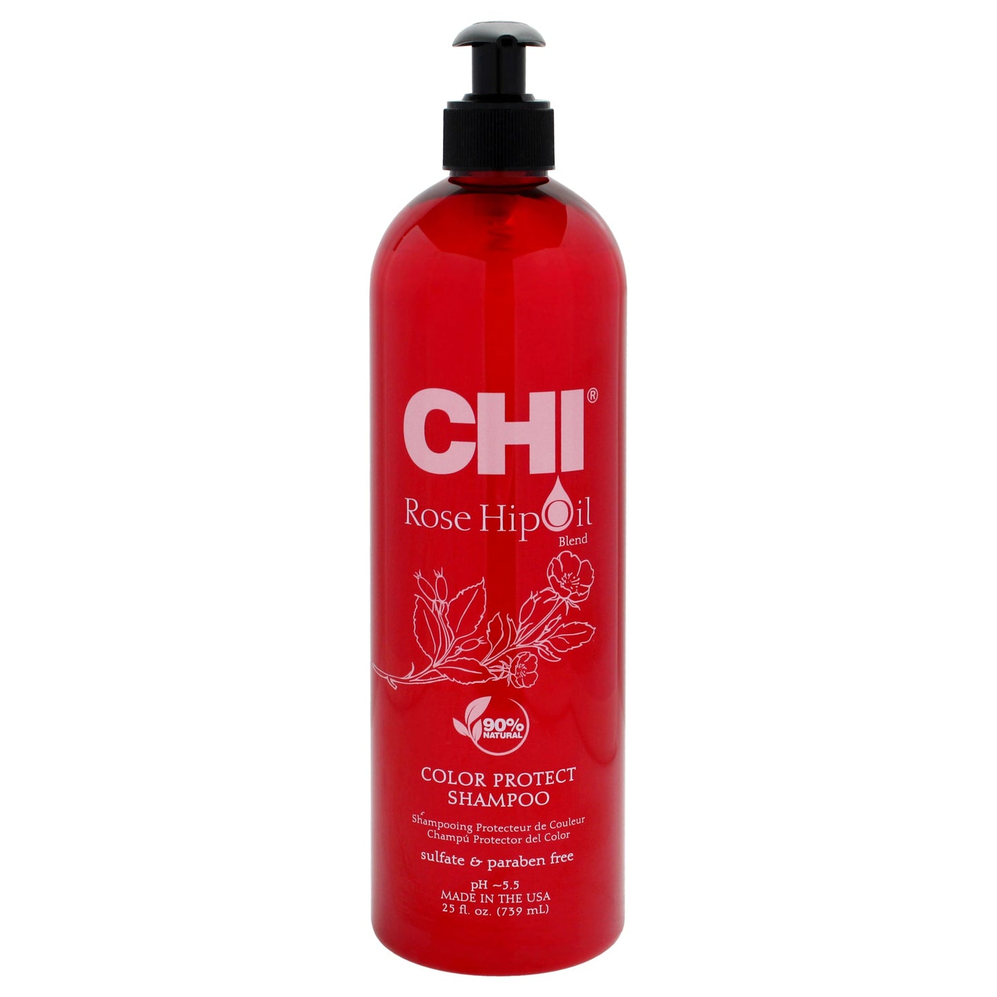 Rose Hip Oil Color Nurture Protecting Shampoo by CHI for Unisex 25 oz Shampoo