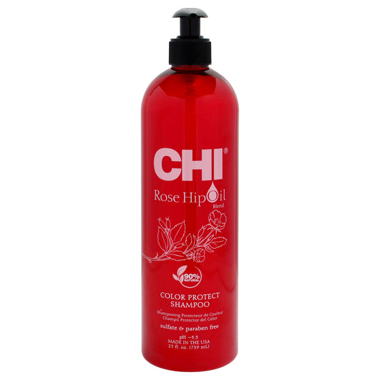 Rose Hip Oil Color Nurture Protecting Shampoo by CHI for Unisex 25 oz Shampoo